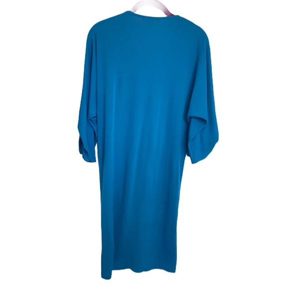 LaurenRalphLauren Cyan Stretch Jersey Dolman Dress - Picture 3 of 11